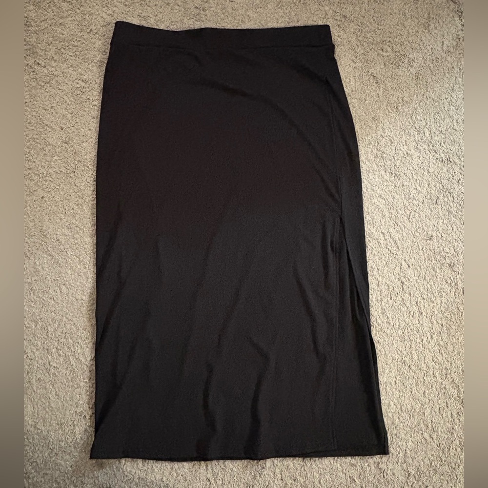 SHEIN Elegant Black Pencil Skirt